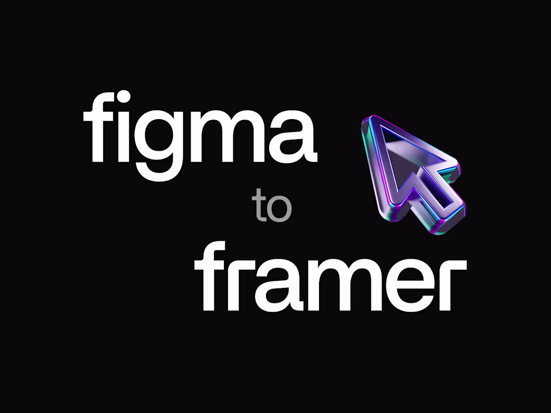 Cover image for Figma to Framer