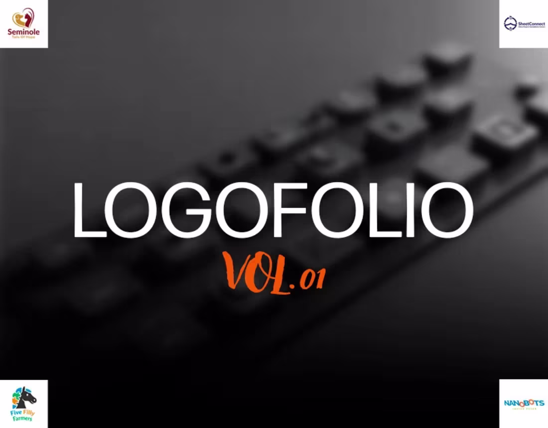 Cover image for Logofolio Vol. 01 | 4 Creative Logo Designs