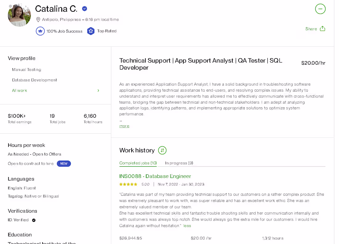 Cover image for Technical Application Support 