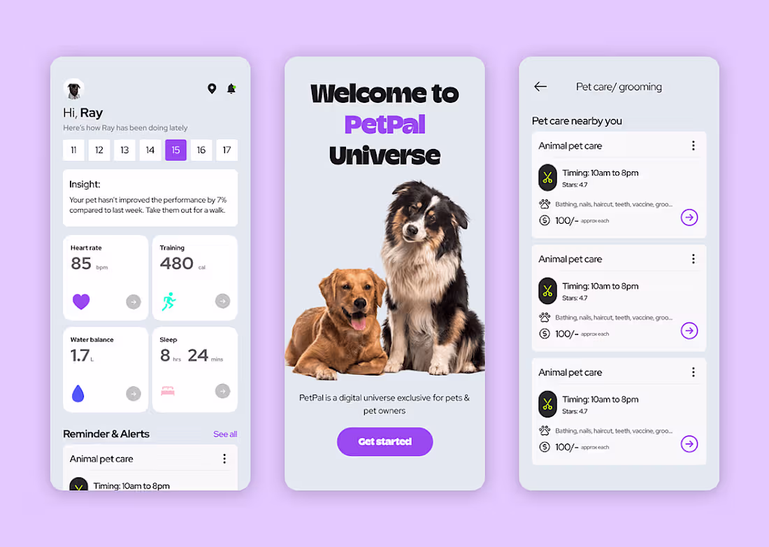 Cover image for PetPal - A universe for you & your pets (website + app)