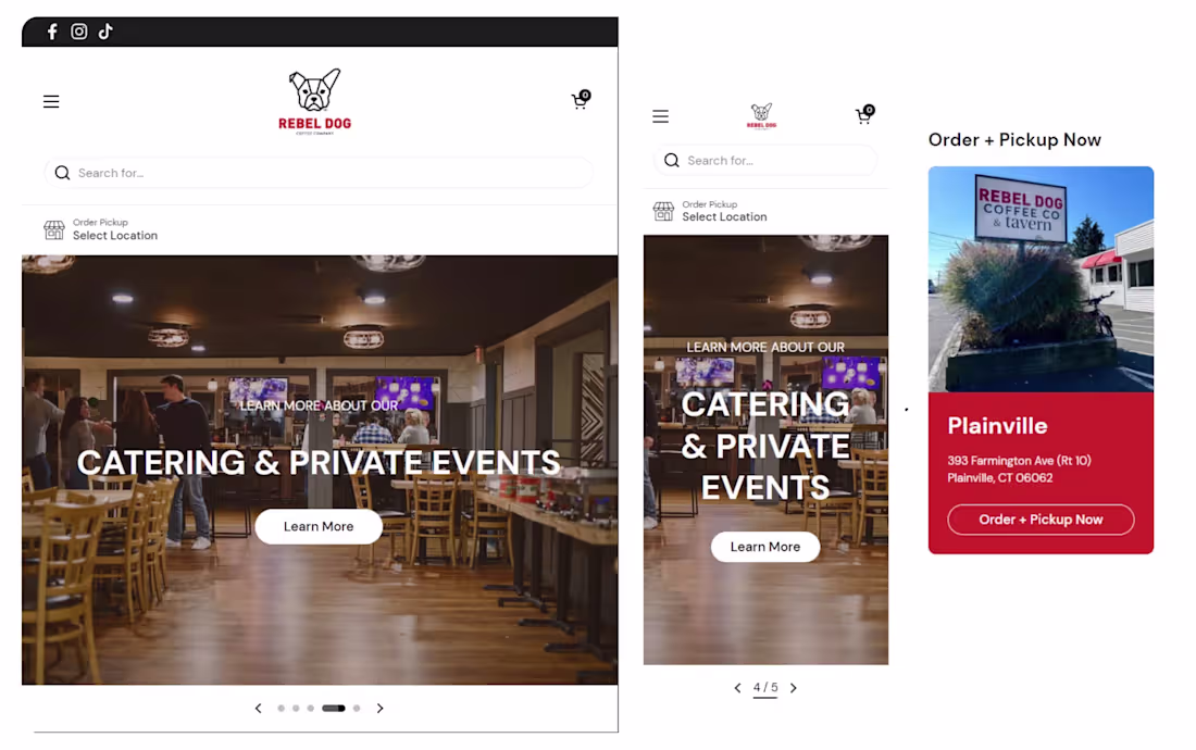 Cover image for Rebel Dog Coffee Co. Mobile Application