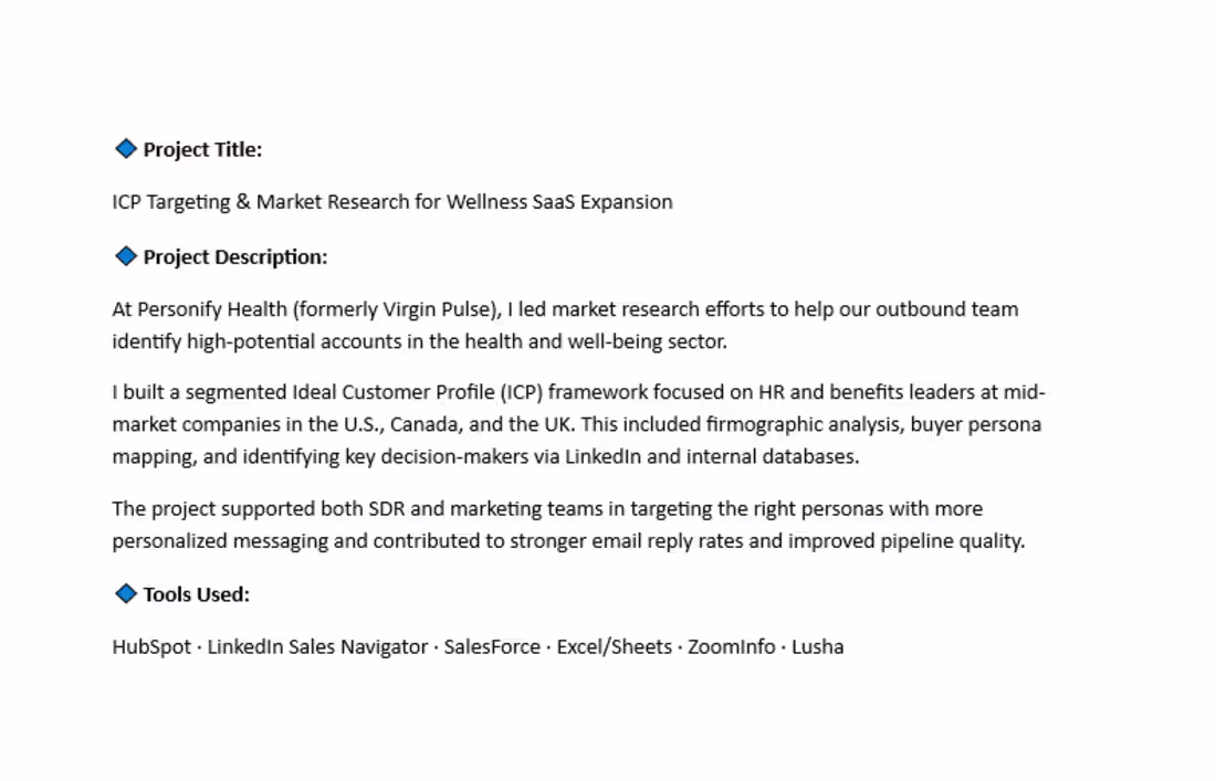 Cover image for Virgin Pulse Sales