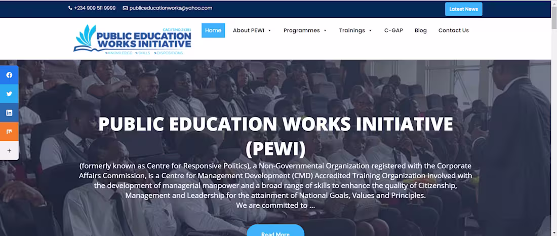 Cover image for publiceducationworks.org