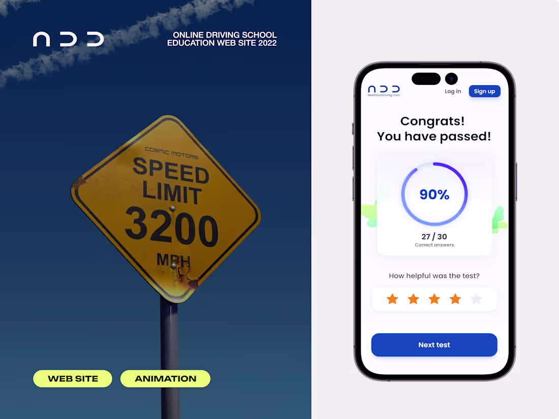 Cover image for Online Driving School