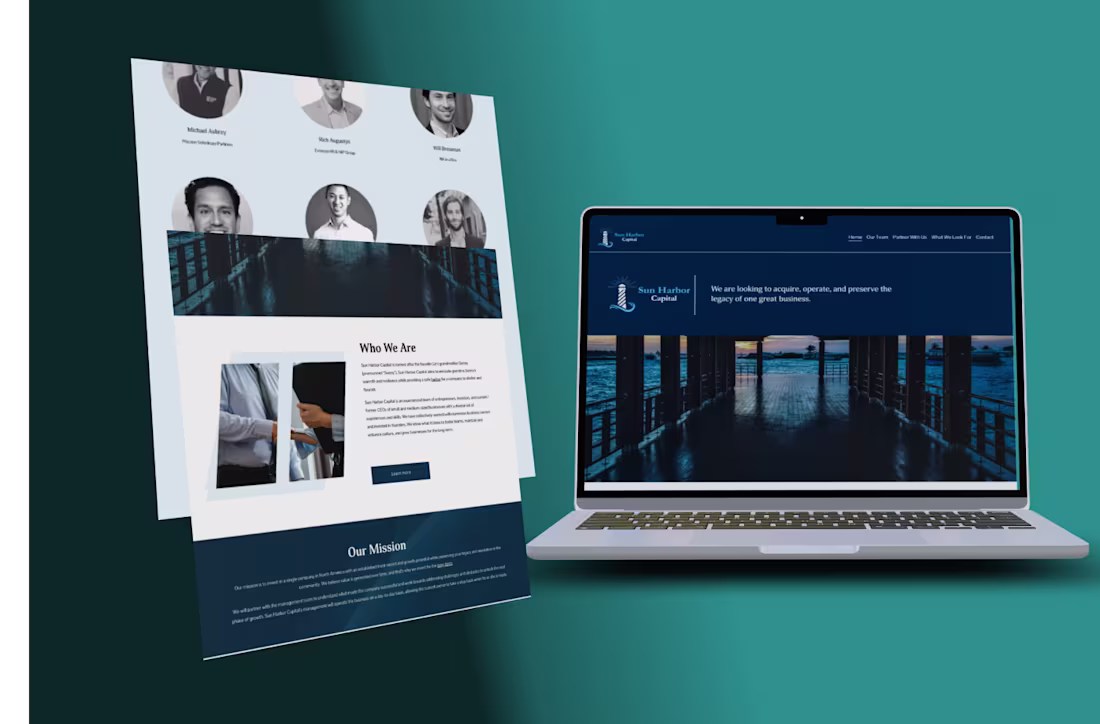 Cover image for Consulting Business Website and Fund Management