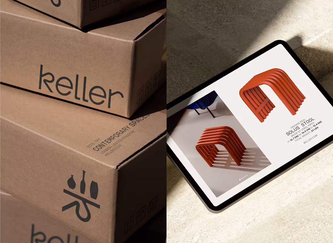 Cover image for KELLER | Brand Identity for Furniture Manufacturer