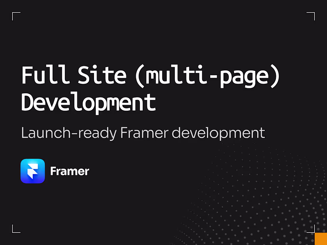Cover image for Framer Development