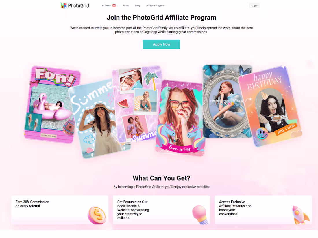 Cover image for PhotoGrid: Affiliate Program Growth & Partnership Development