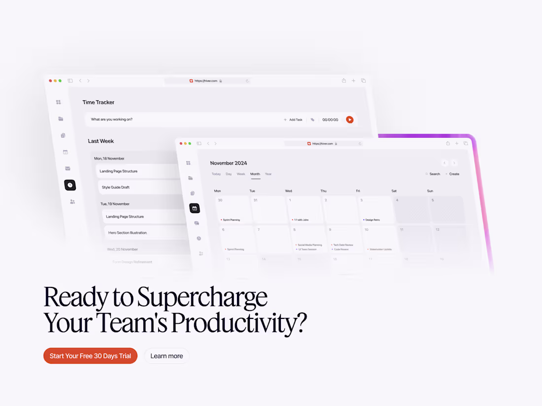 Cover image for Hiver - Website Design