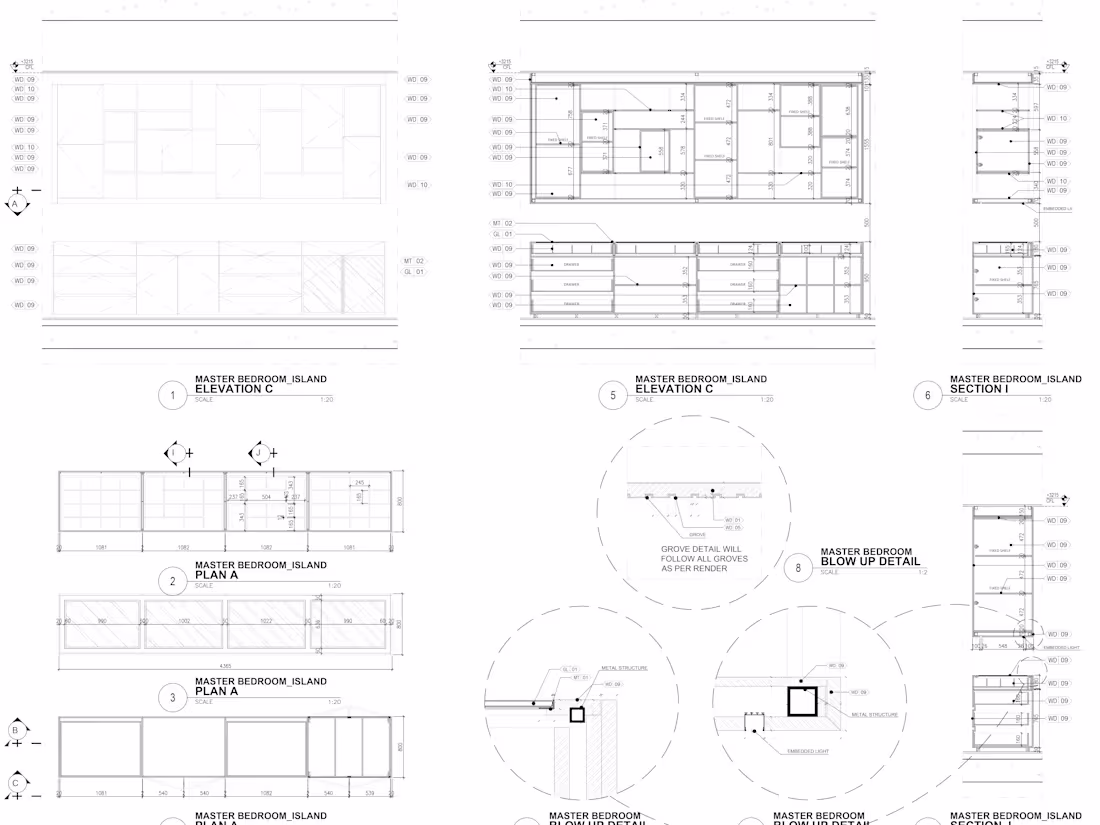 Cover image for Providing technical plans, elevations and blow-up details