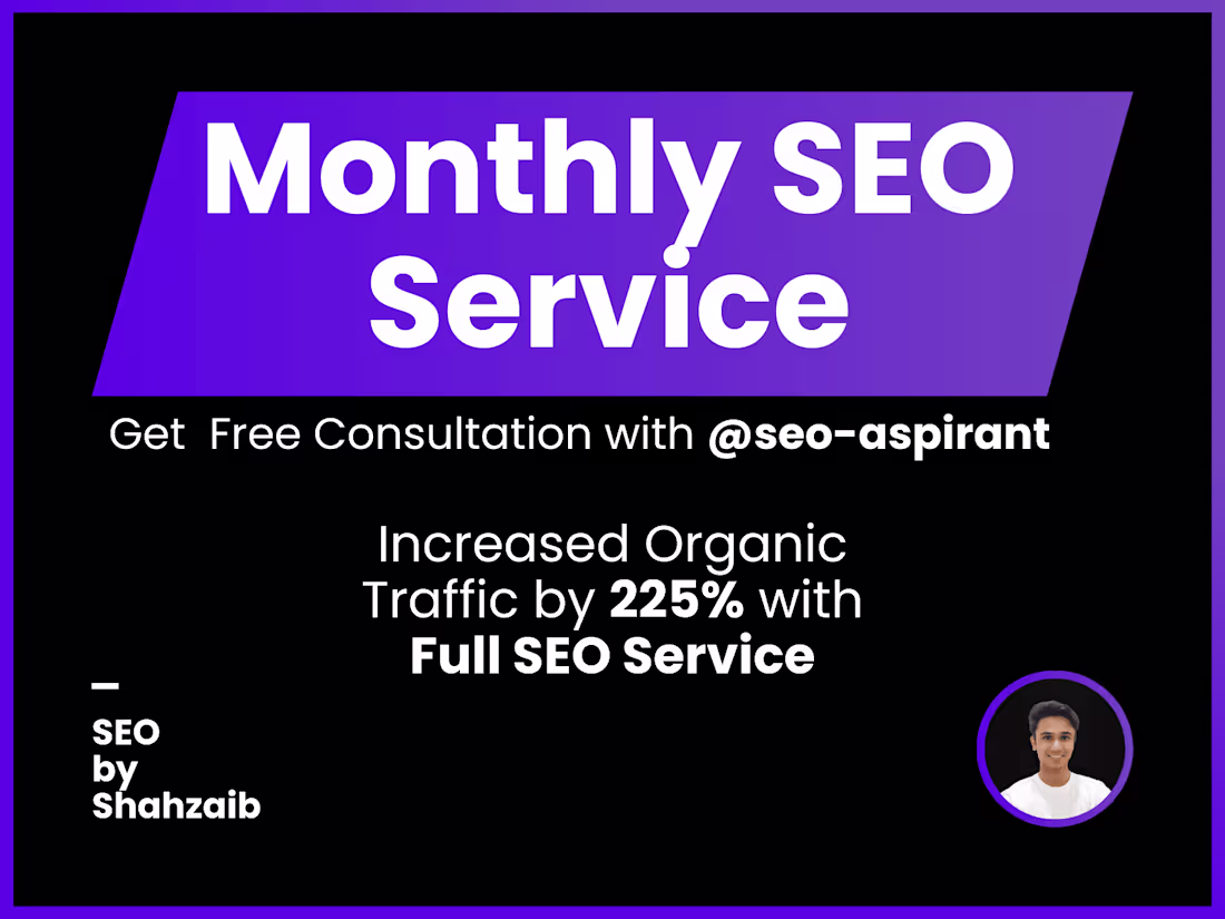 Cover image for How I Increased Organic Traffic by 225% with Full SEO Service
