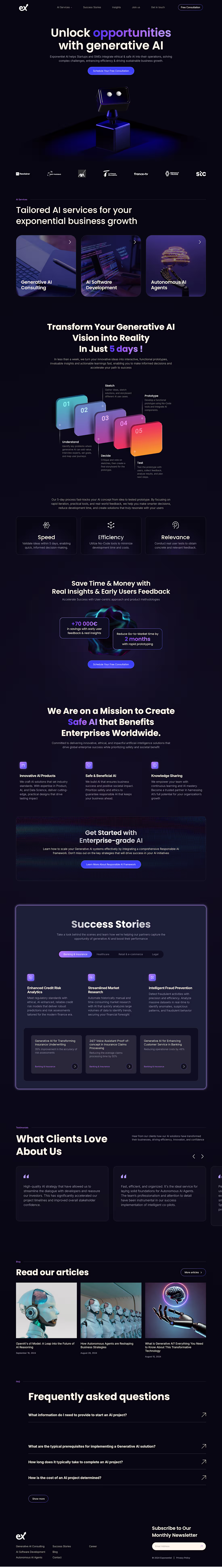 Cover image for Webflow Customization and Optimization for Exponentiel.ai