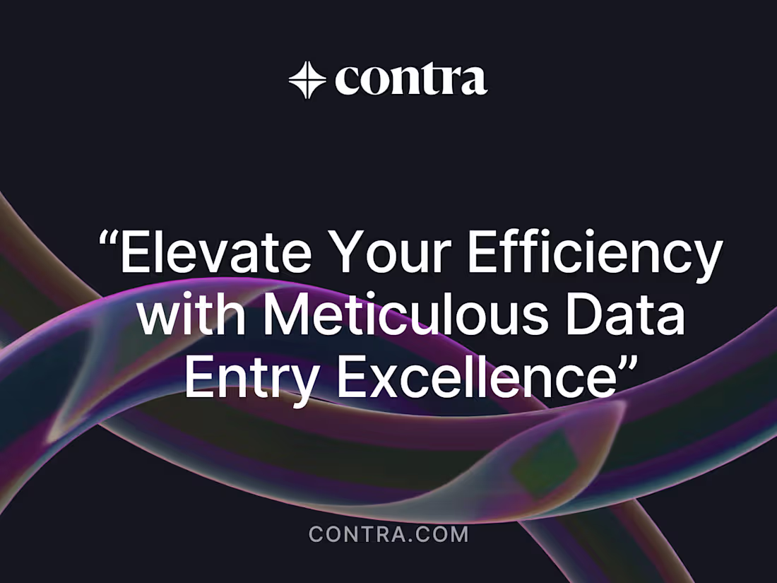 Cover image for Elevate Your Efficiency with Meticulous Data Entry Excellence