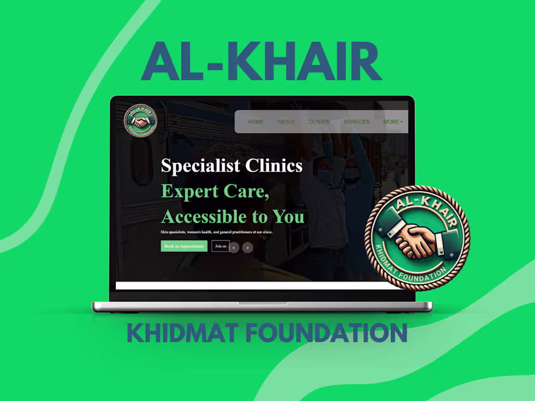 Cover image for Alkhair Khidmat – NGO Website with CMS, Payment & Multi-Auth