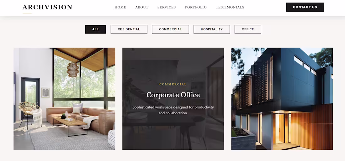 Cover image for Interior Design & Architecture Landing