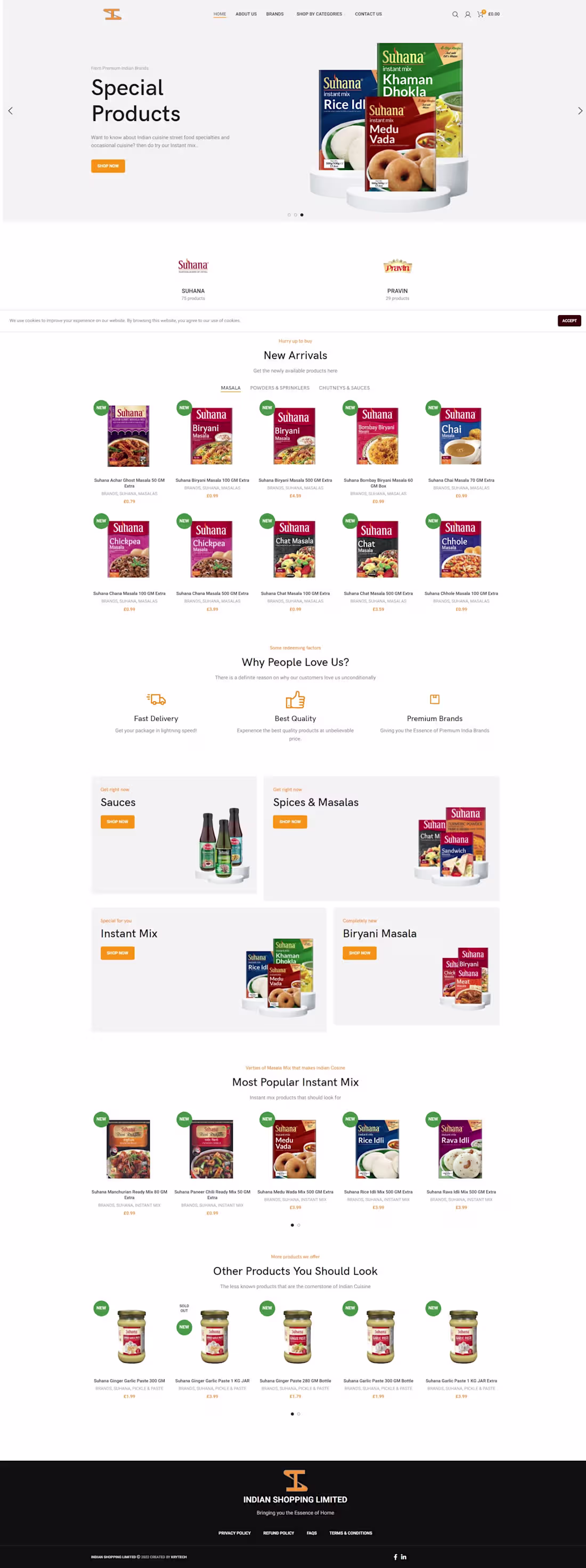 Cover image for Indian Shopping Limited – Taste of home