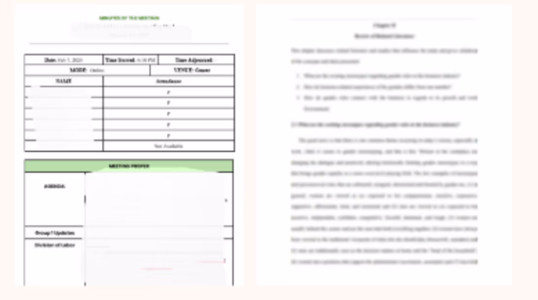 Cover image for Professional Documents