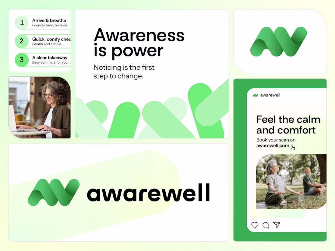Cover image for Awarewell / Brand Identity / Healthcare