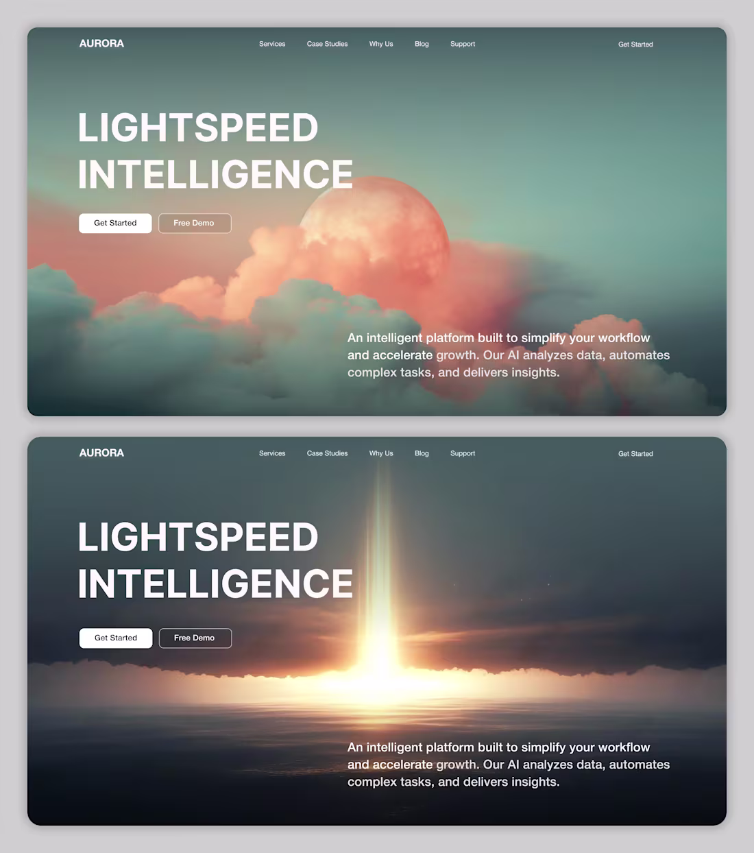 Cover image for Lightspeed Intelligence Site in Framer 🌙 Who says high-fide...