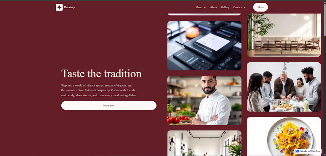 Cover image for Responsive Pakistani Restaurant Website – Biryani, BBQ & More