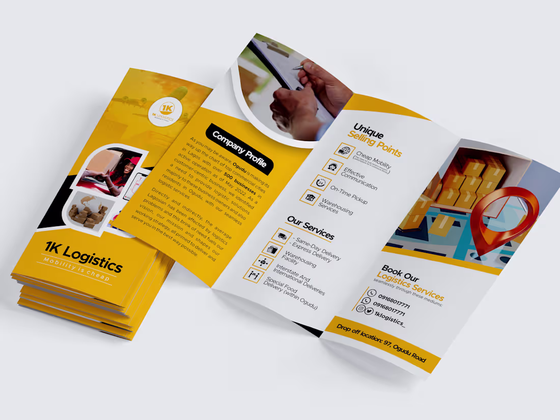 Cover image for Tri-Fold Brochure Design