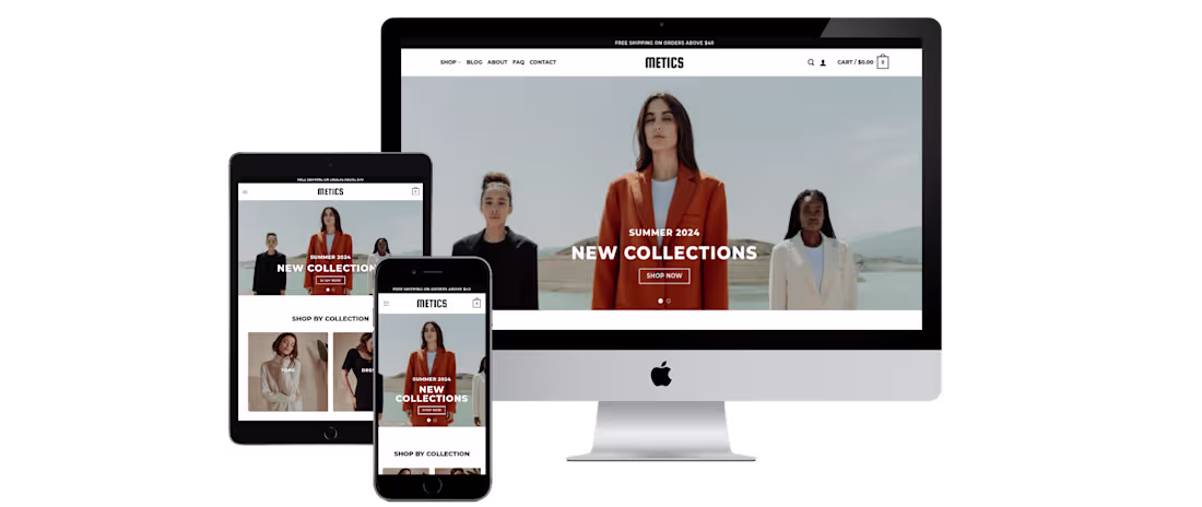 Cover image for E-commerce website Full Responsive