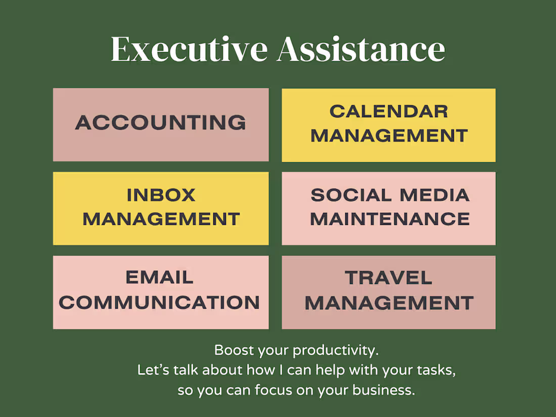 Cover image for Executive Assistant