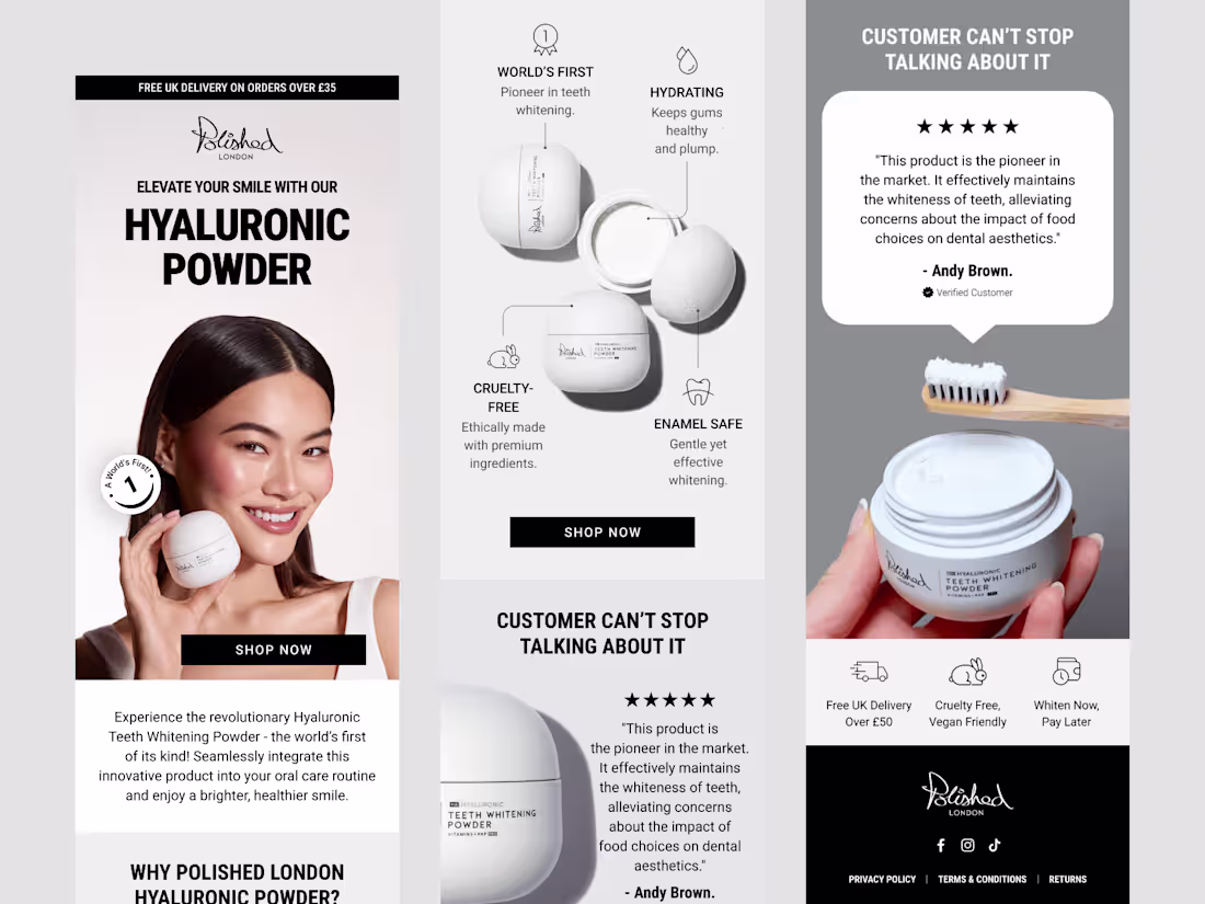 Cover image for Polished London Premium Email Design