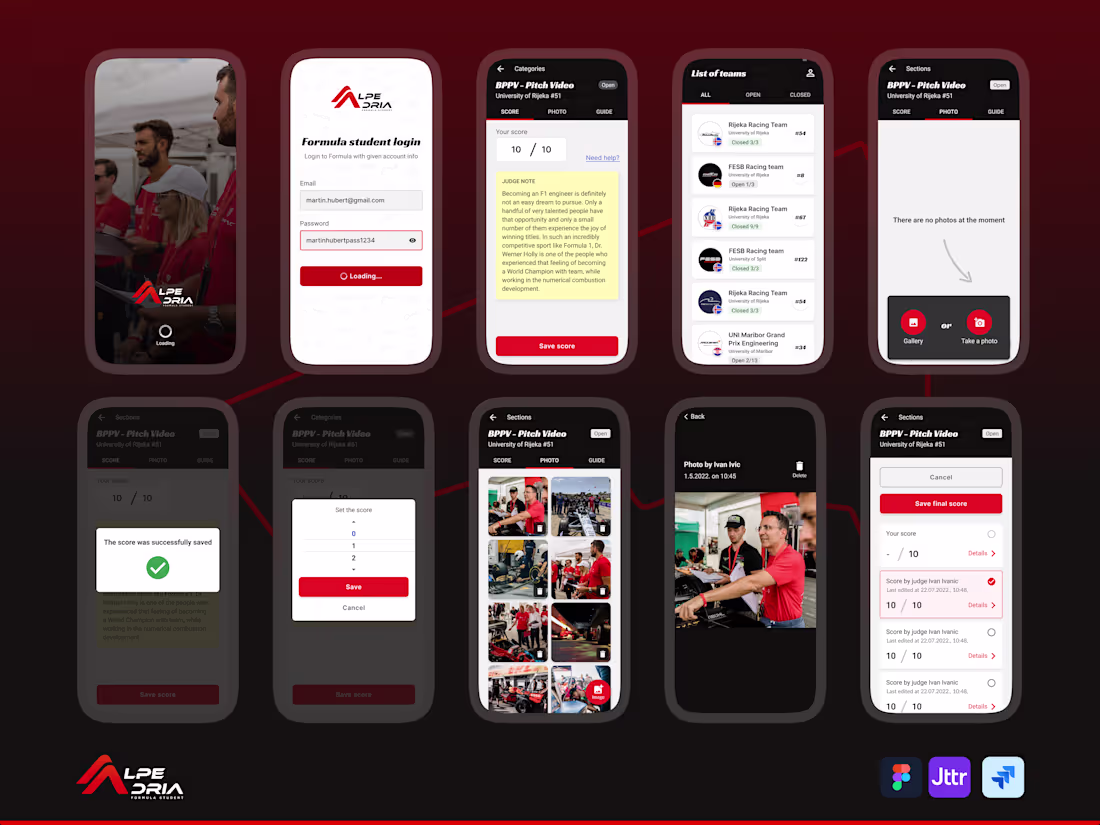 Cover image for Grading app for races