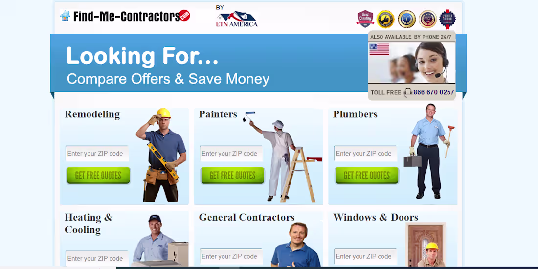 Cover image for Find me contractors