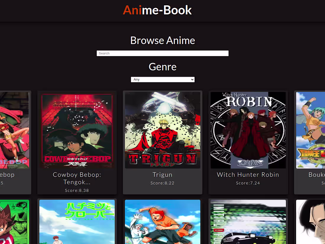 Cover image for Anibook website