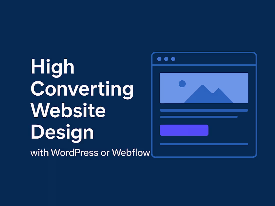 Cover image for High-Converting Website Design with Webflow & Wordpress