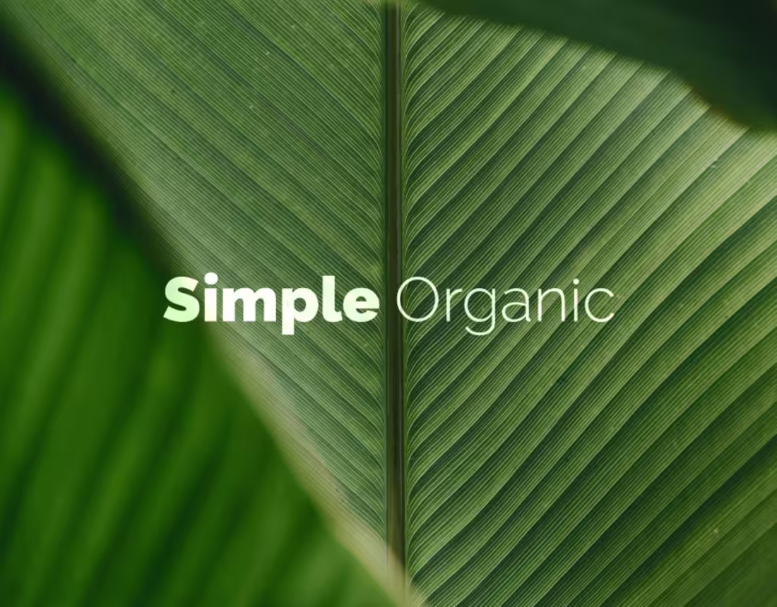 Cover image for Instagram Brand Awareness Ad for Simple Organic