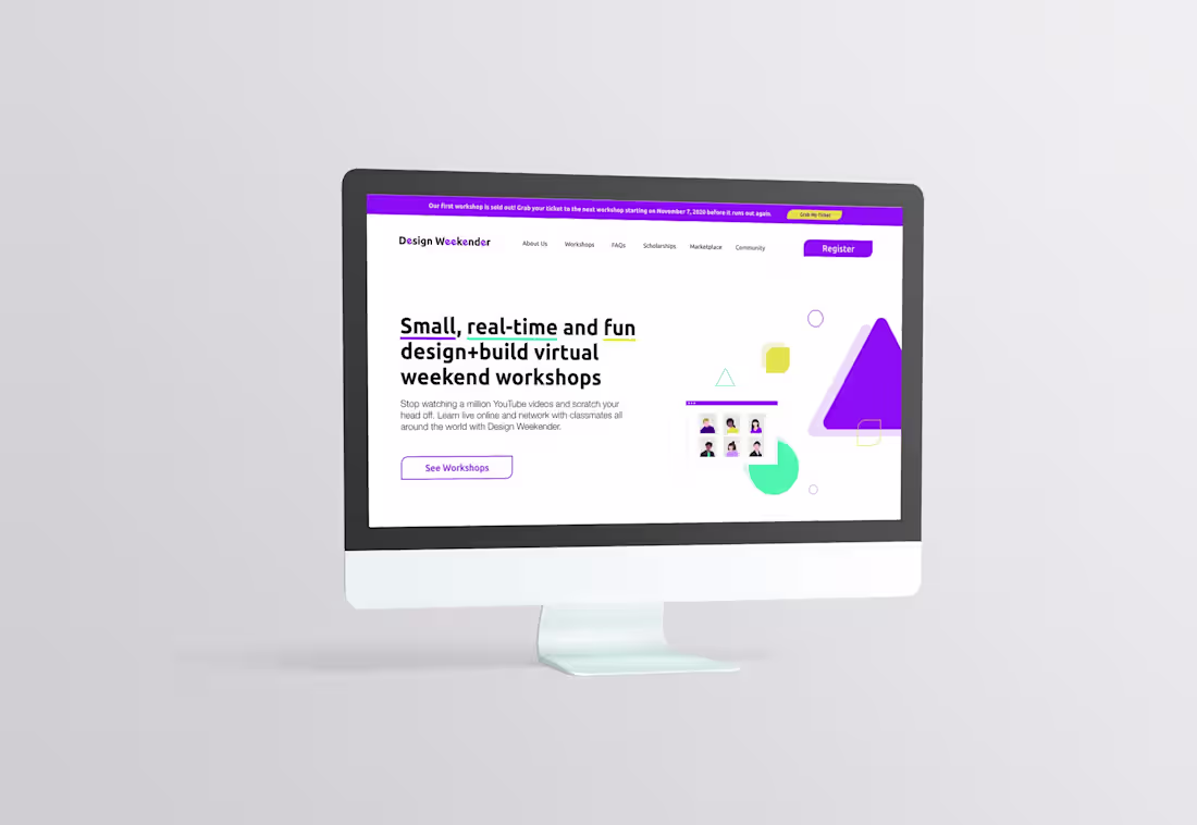 Cover image for Web Design: Design Weekender 