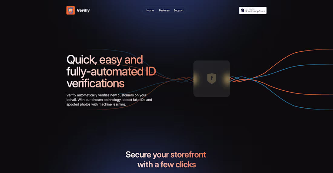 Cover image for Verifly - Landing Page