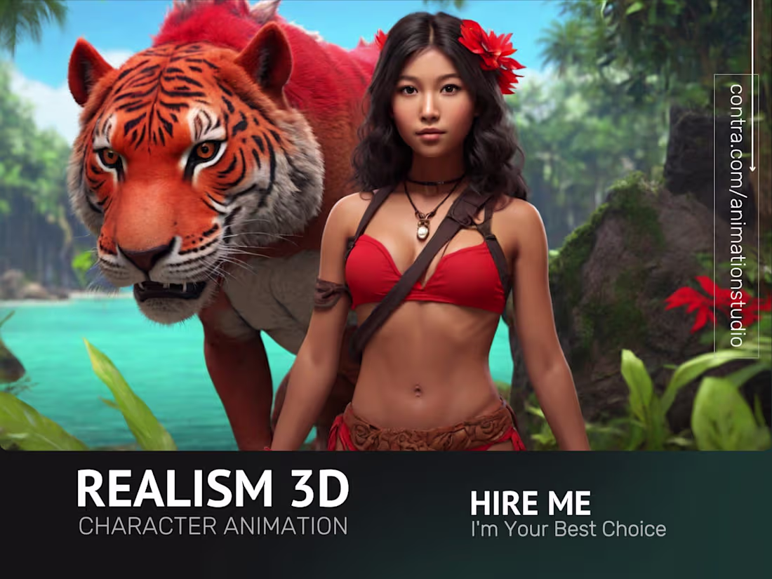 Cover image for Realistic Professional 3D Character Animation