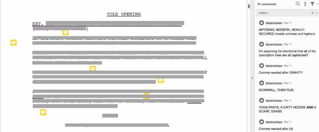 Cover image for 30-Minute Pilot Script Edit (Adobe Acrobat)