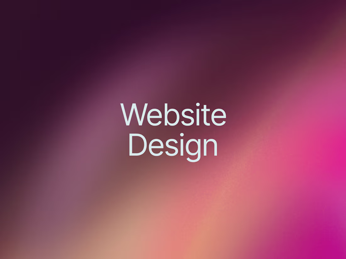 Cover image for Website Design 
