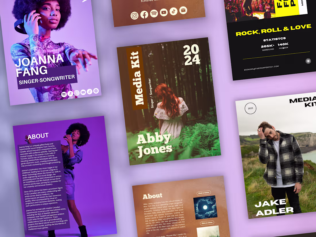 Cover image for Industry Standard Media Kit, Press Kit, & EPK Design