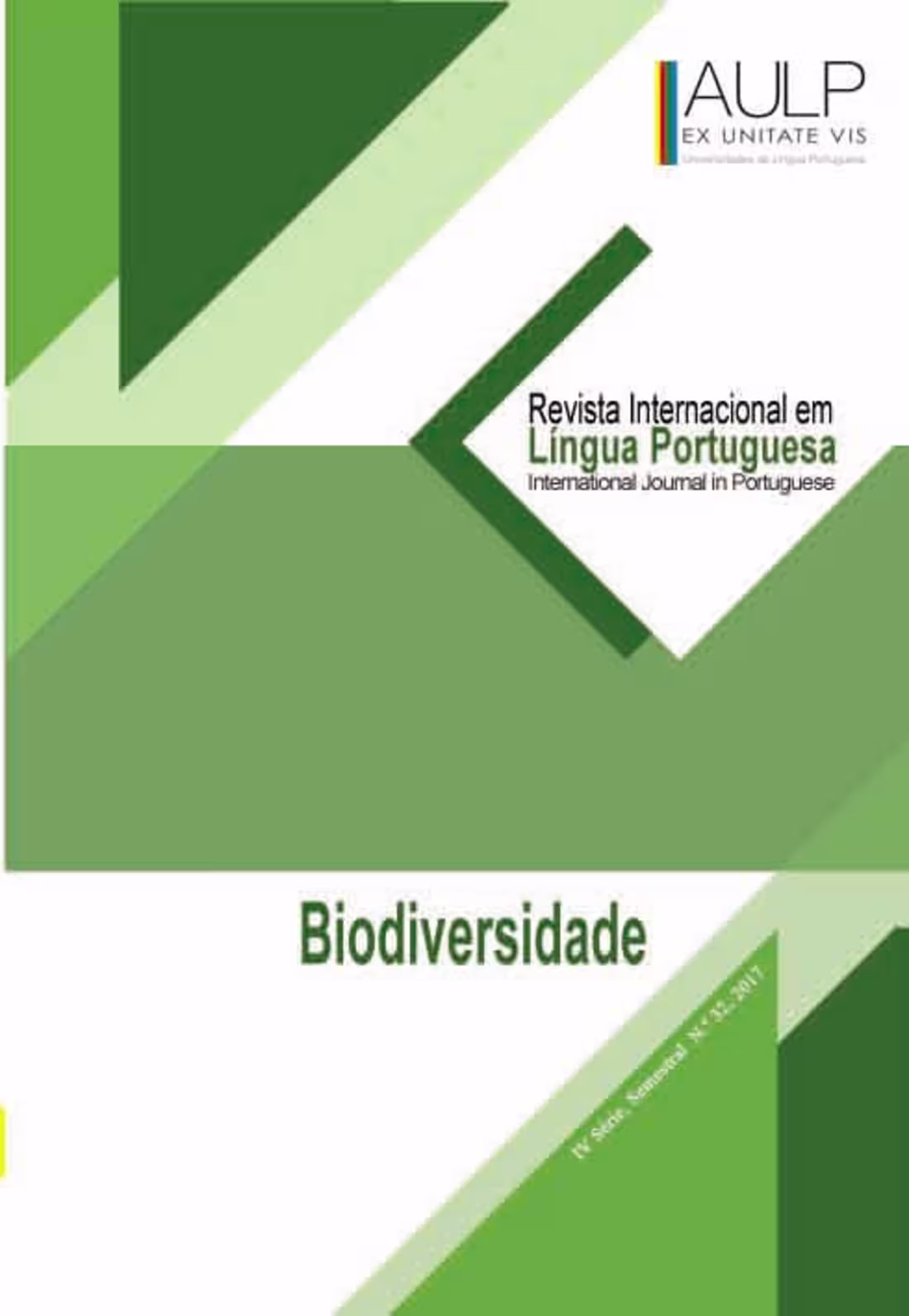 Cover image for International Journal in the Portuguese Language