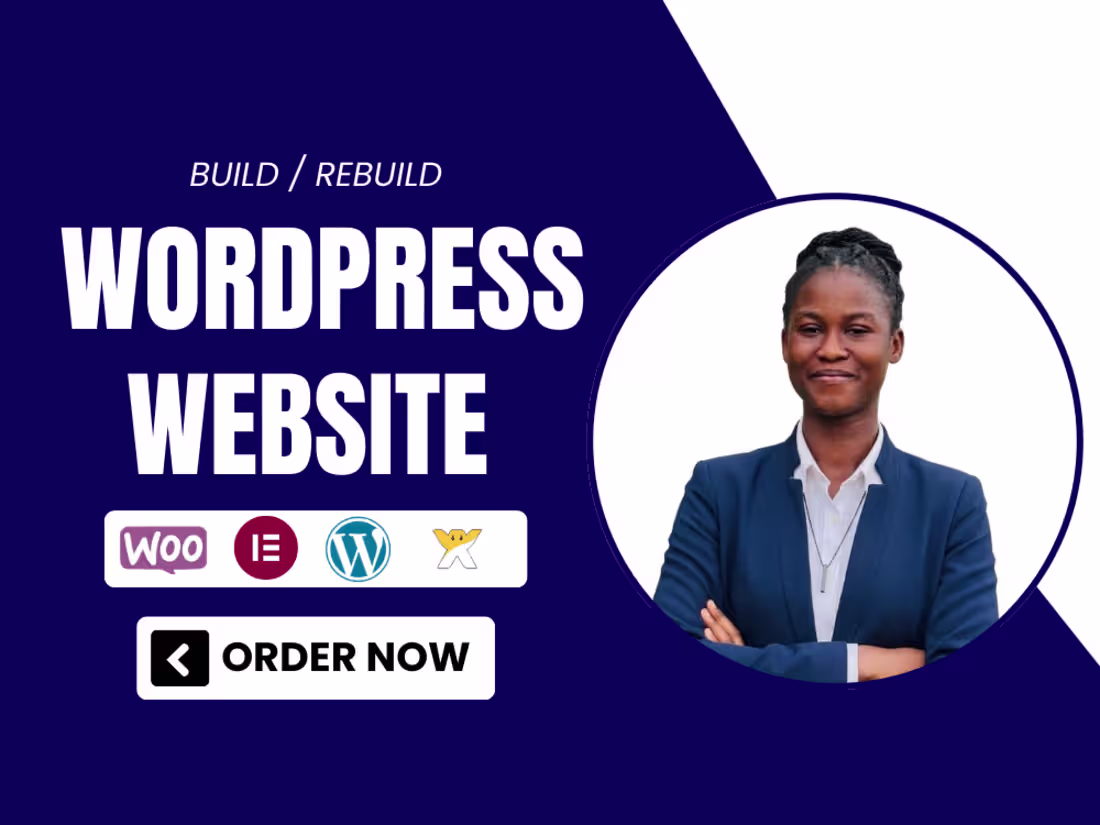 Cover image for Build or edit wordpress website redesign wordpress website