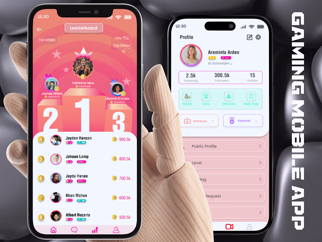 Cover image for Gaming Mobile app Redesign