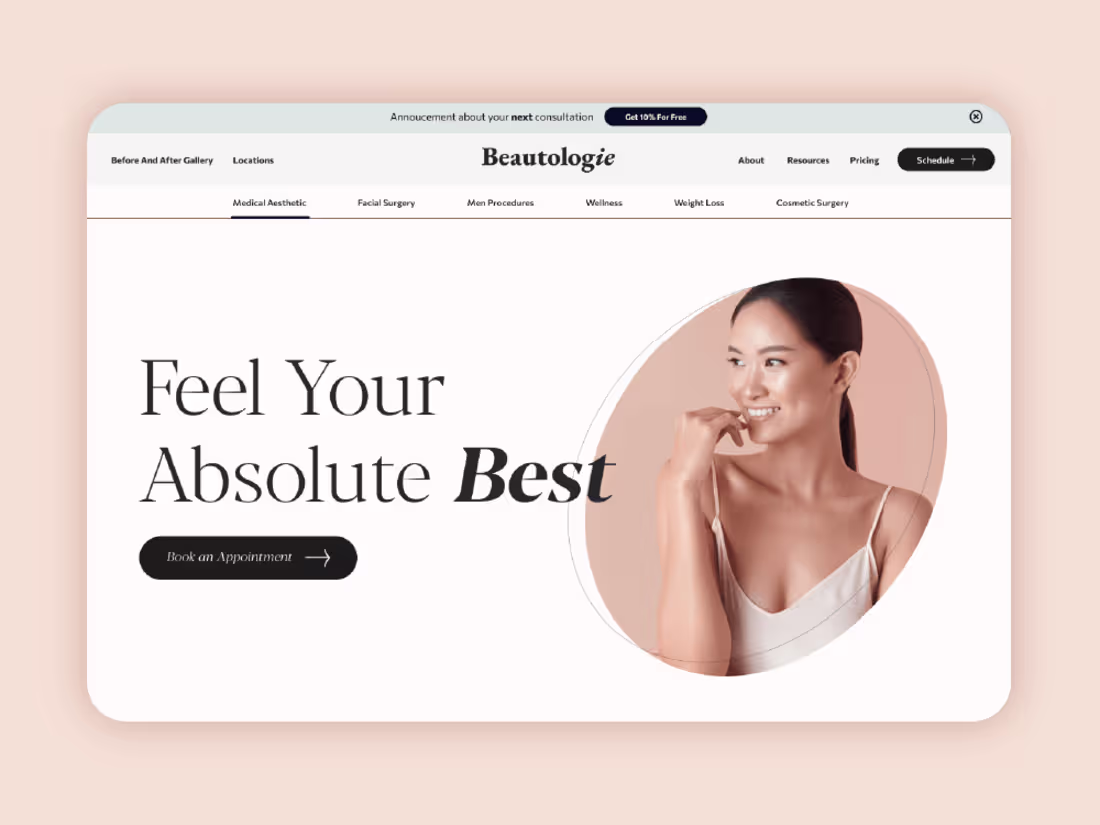 Cover image for Beautologie - Figma to Webflow