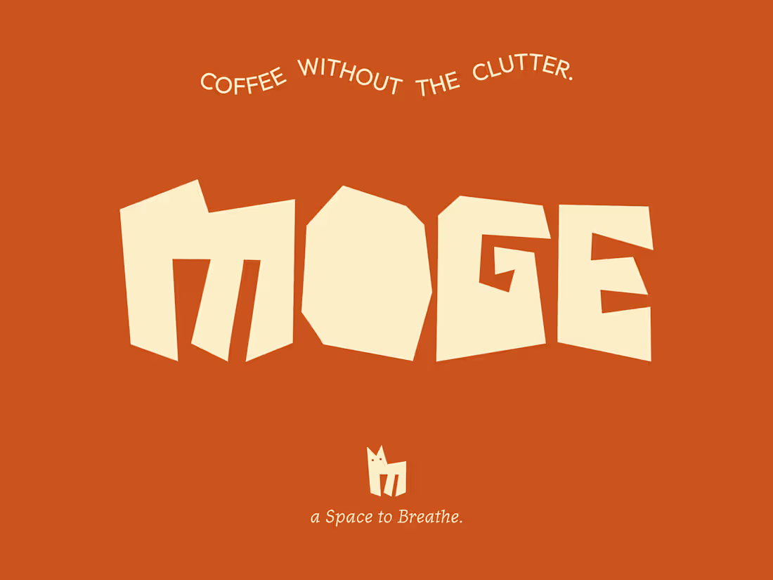 Cover image for Moge Café Brand Identity Design