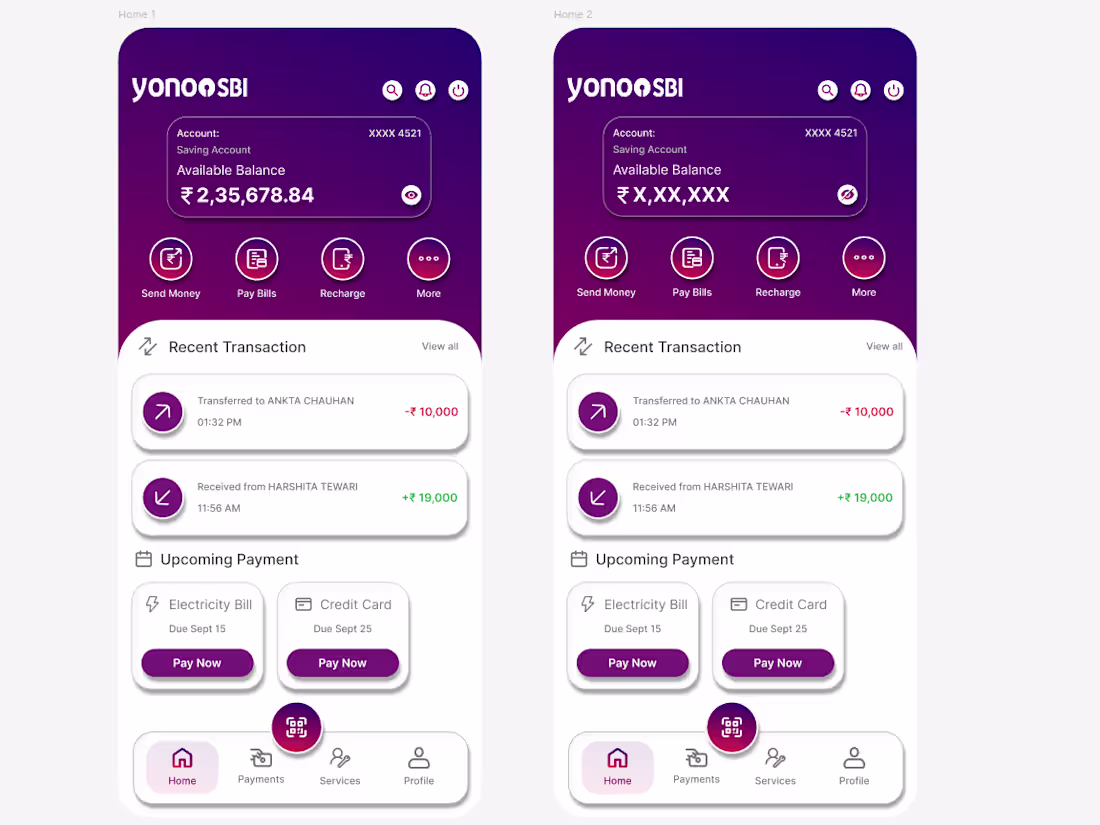 Cover image for Redesigning the YONO SBI app to make banking simpler, faster...