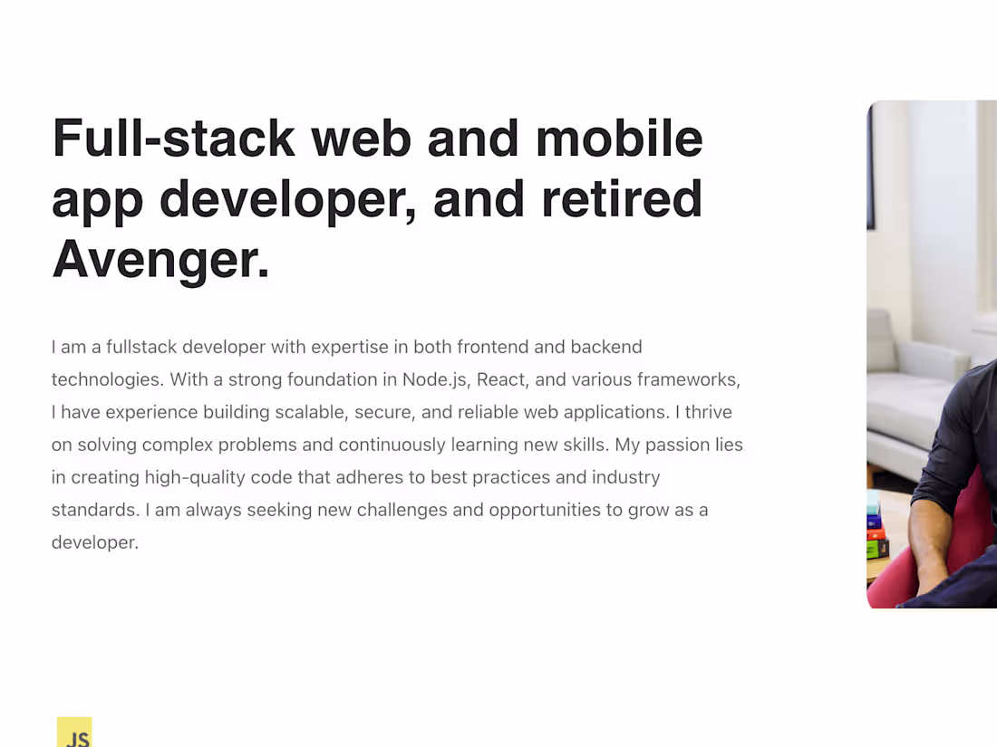 Cover image for React Portfolio Website