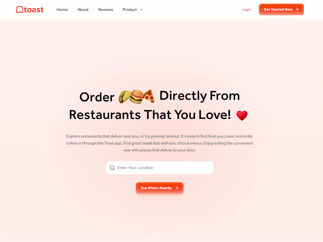 Cover image for Toast Website Revamp