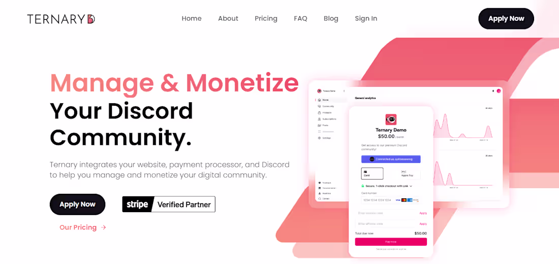 Cover image for WebFlow - Ternary SaaS Website Development