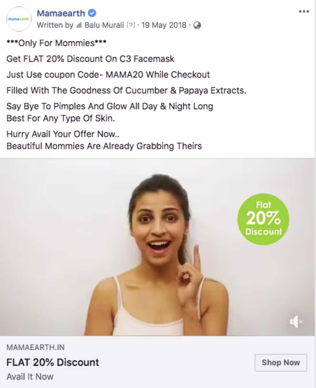 Cover image for 150% CTR Improvement for Mamaearth Through Creative Strategy