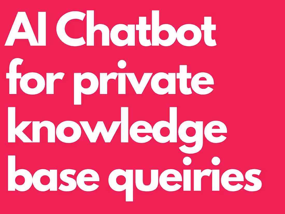 Cover image for AI Chatbot Development